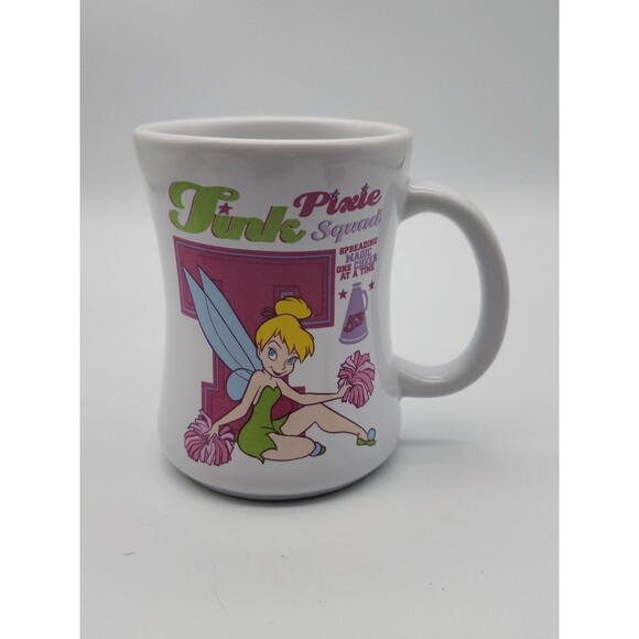 Disney Pink Pixie Squad Tinker Bell Coffee Mug NEW without Tags - Picture 1 of 12
